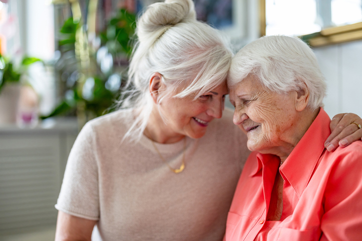 Elderly Couple Laughing