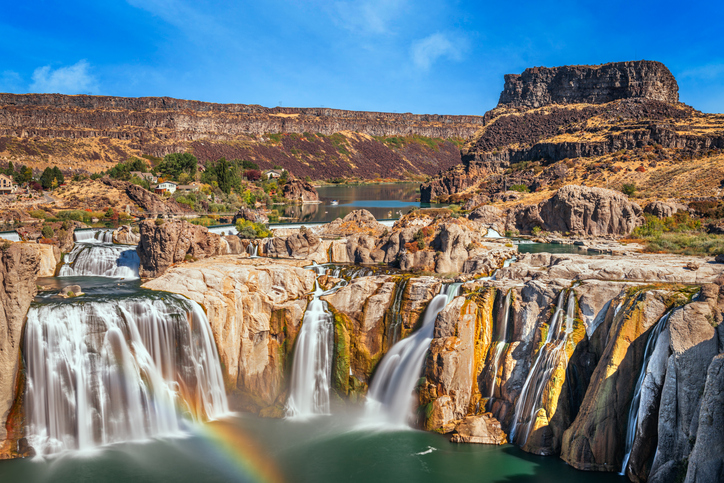 Shoshone Falls scenic viewpoint in Idaho